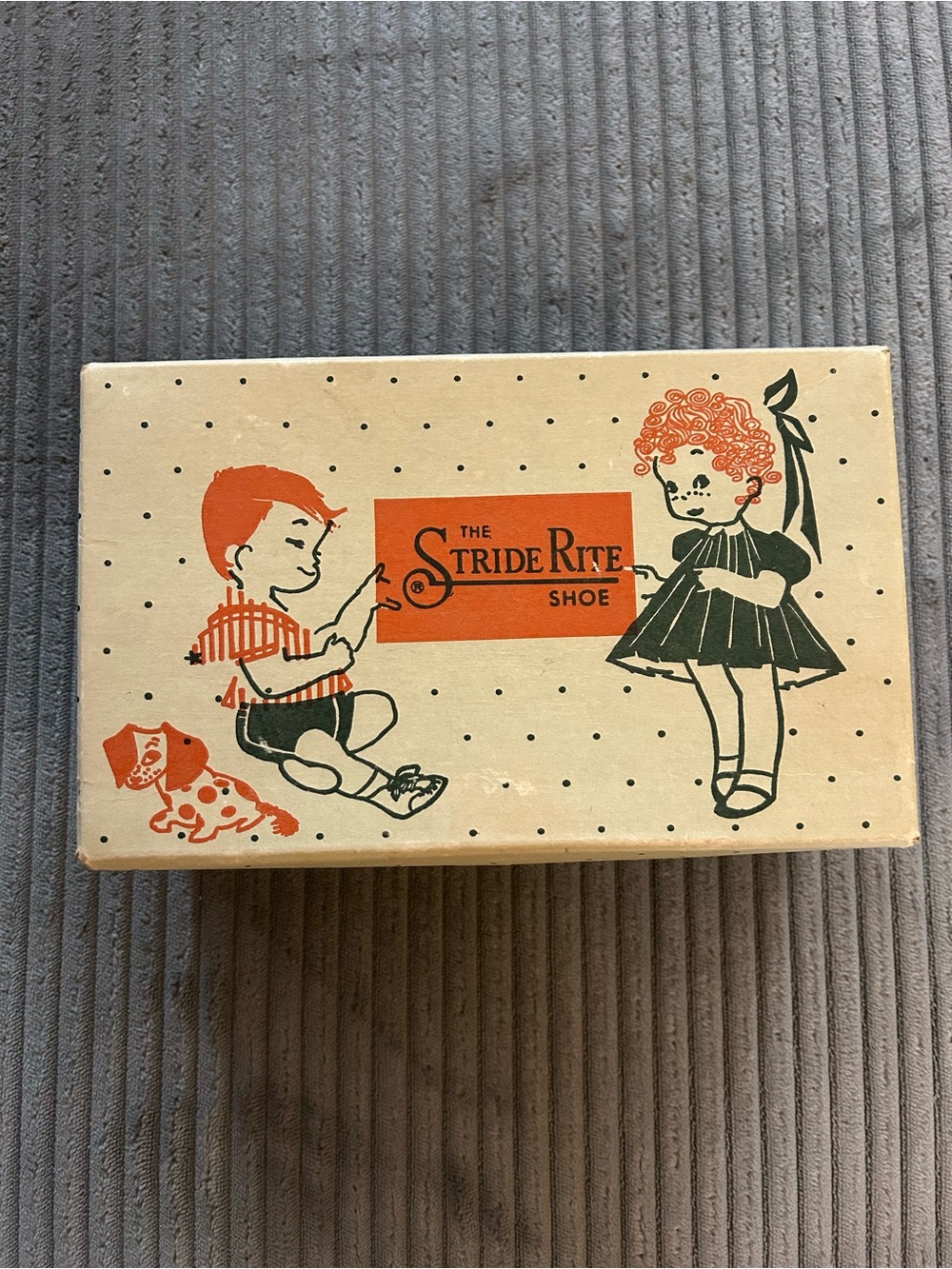 Vintage Stride Rite Shoe Box Collector Piece Advertisement 1950s-1960s